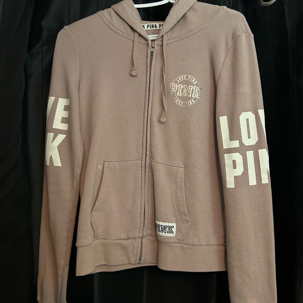 Pink Sweater - Classic Comfy Zipper